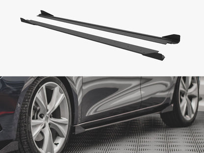 Maxton Design Street PRO Side Skirts Diffusers + Flaps Seat Leon FR Mk4