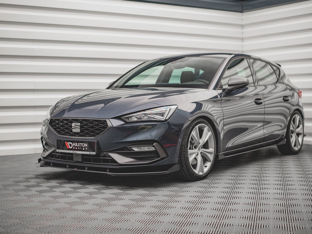 Maxton Design Street PRO Side Skirts Diffusers + Flaps Seat Leon FR Mk4