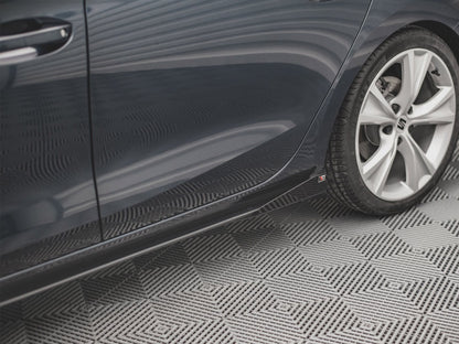 Maxton Design Street PRO Side Skirts Diffusers + Flaps Seat Leon FR Mk4