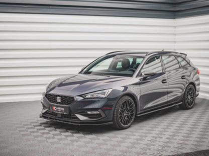 Maxton Design Front Splitter V.1 Seat Leon FR Mk4