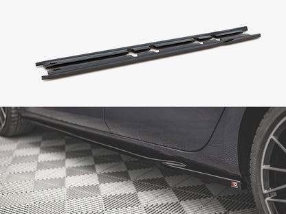 Maxton Design Side Skirts Diffusers V.1 Seat Leon FR ST / Hatchback Mk4 / Cupra Leon ST / Hatchback Mk1 / Mk1 Facelift