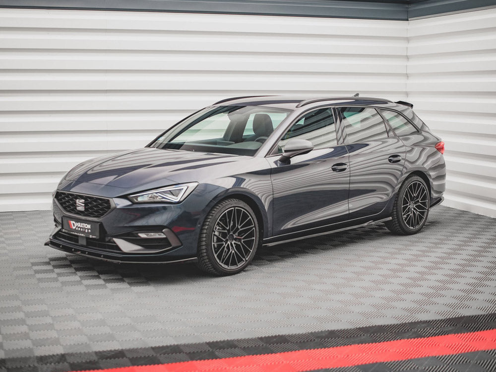 Maxton Design Side Skirts Diffusers V.1 Seat Leon FR ST / Hatchback Mk4 / Cupra Leon ST / Hatchback Mk1 / Mk1 Facelift