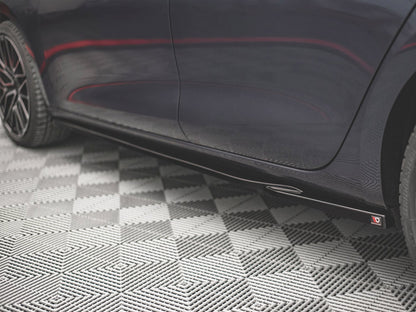 Maxton Design Side Skirts Diffusers V.1 Seat Leon FR ST / Hatchback Mk4 / Cupra Leon ST / Hatchback Mk1 / Mk1 Facelift