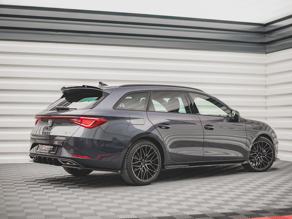 Maxton Design Side Skirts Diffusers V.2 Seat Leon FR ST / Hatchback Mk4 / Cupra Leon ST / Hatchback Mk1 / Mk1 Facelift