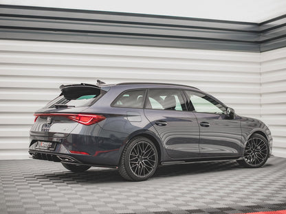 Maxton Design Side Skirts Diffusers V.2 Seat Leon FR ST / Hatchback Mk4 / Cupra Leon ST / Hatchback Mk1 / Mk1 Facelift