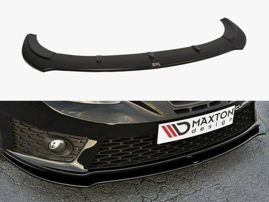 Maxton Design Front Splitter V.1 Seat Leon Mk2 Cupra / FR Facelift