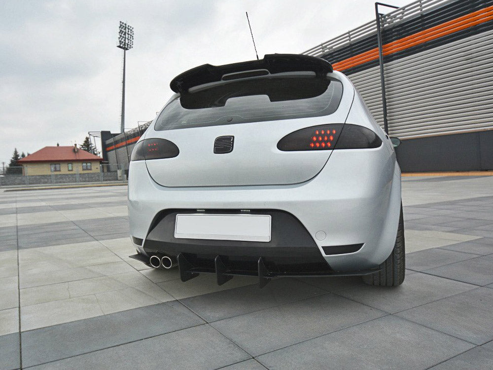 Maxton Design Rear Diffuser & Rear Side Splitters V.2 Seat Leon MK2 Cupra/fr (2005-2012)
