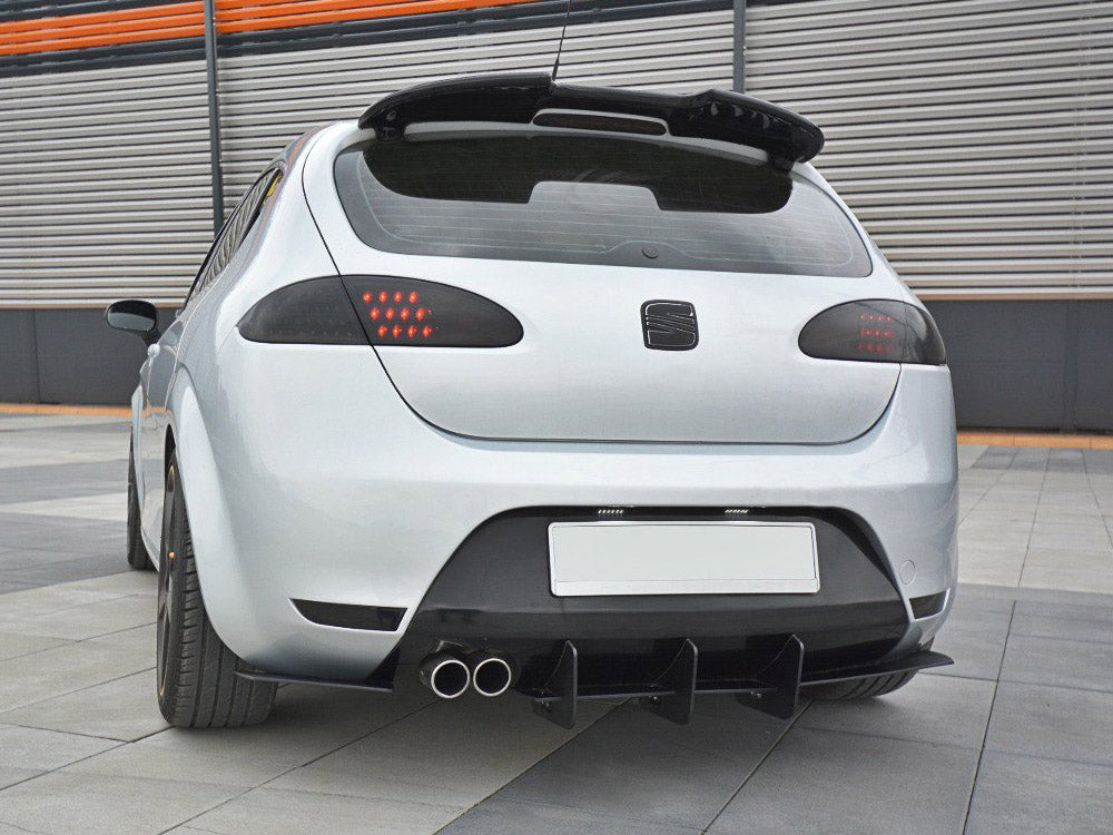 Maxton Design Rear Diffuser & Rear Side Splitters V.2 Seat Leon MK2 Cupra/fr (2005-2012)
