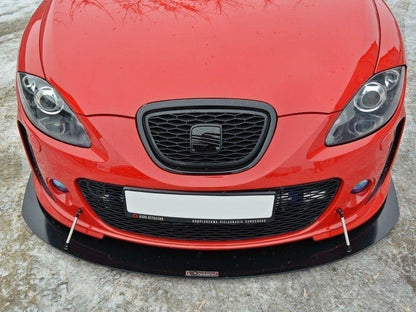Maxton Design Front Racing Splitter V.1 Seat Leon MK2 MS Design