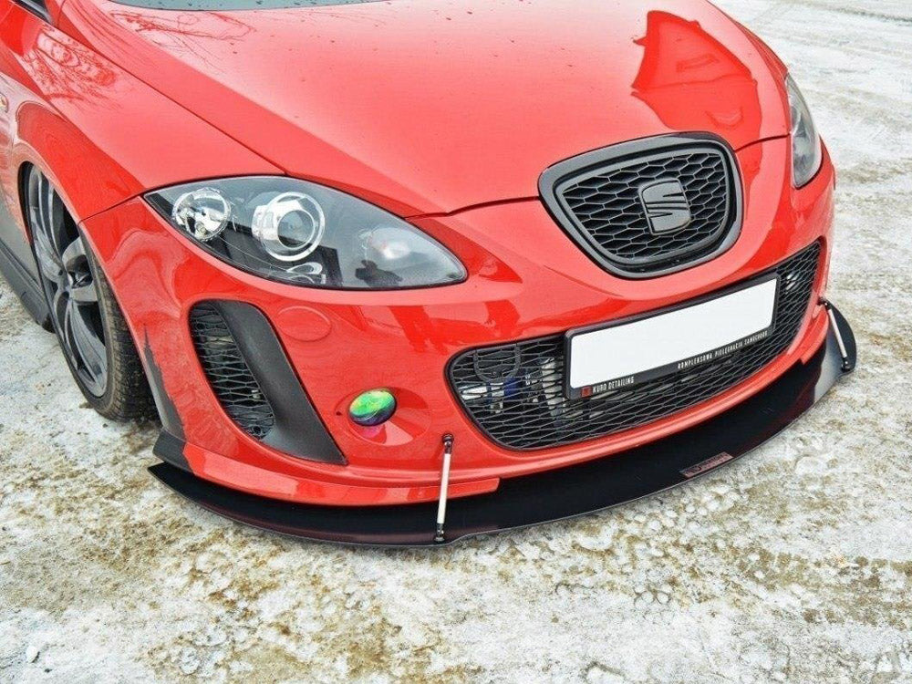 Maxton Design Front Racing Splitter V.2 Seat Leon MK2 MS Design