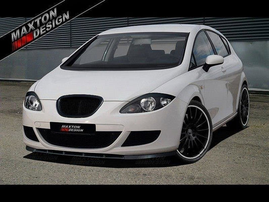 Maxton Design Front Splitter Seat Leon MK2 (Preface) - Carbon Look