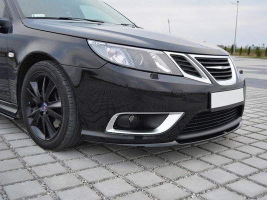 Maxton Design Front Splitter SAAB 9-3 AERO MK2 Facelift (2007-2011)