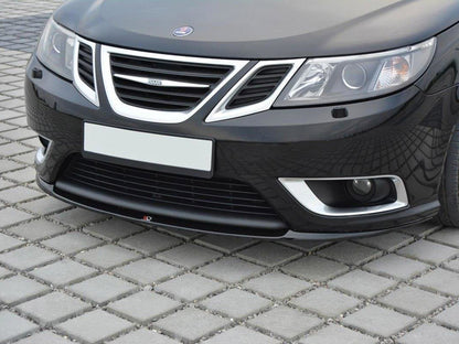 Maxton Design Front Splitter SAAB 9-3 AERO MK2 Facelift (2007-2011)