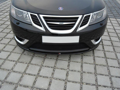 Maxton Design Front Splitter SAAB 9-3 AERO MK2 Facelift (2007-2011)