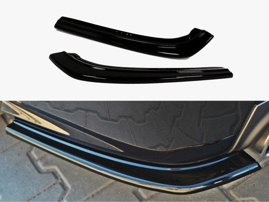 Maxton Design Rear Side Splitters SAAB 9-3 Turbo X (2007-2011) - Carbon Look