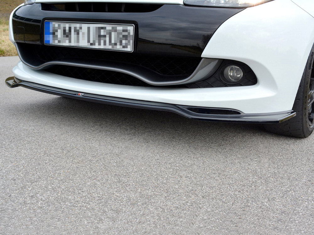 Maxton Design Front Splitter V.1 Renault CLIO MK3 RS Facelift (2009-2012) - Textured