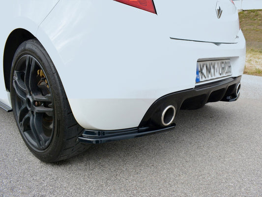 Maxton Design Rear Side Splitters Renault CLIO MK3 RS Facelift (2009-2012)