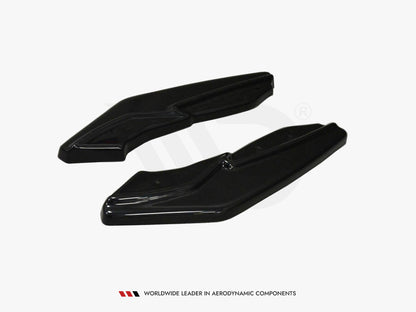 Maxton Design Rear Side Splitters Renault Laguna MK 3 Coupe (2008-2015) - Textured