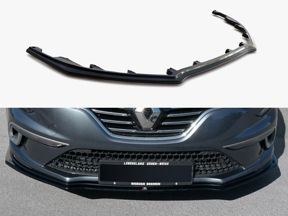 Maxton Design Front Splitter Renault Megane MK4 Gt-line (2016-) - Carbon Look