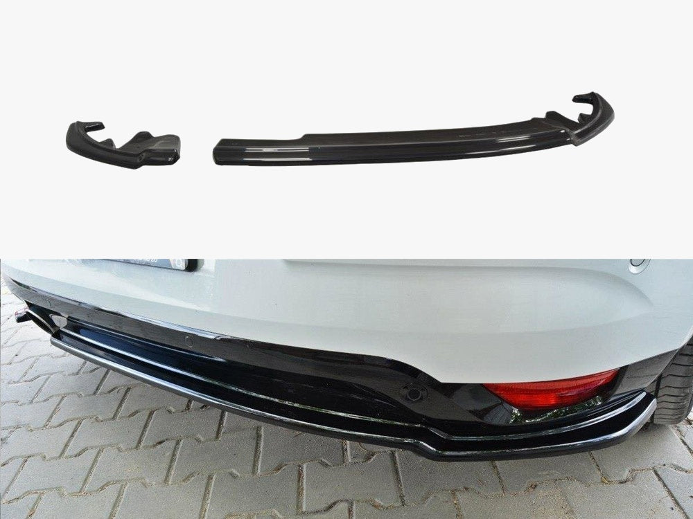 Maxton Design Rear Side Splitters Renault Megane Mk4 Hatchback - Carbon Look