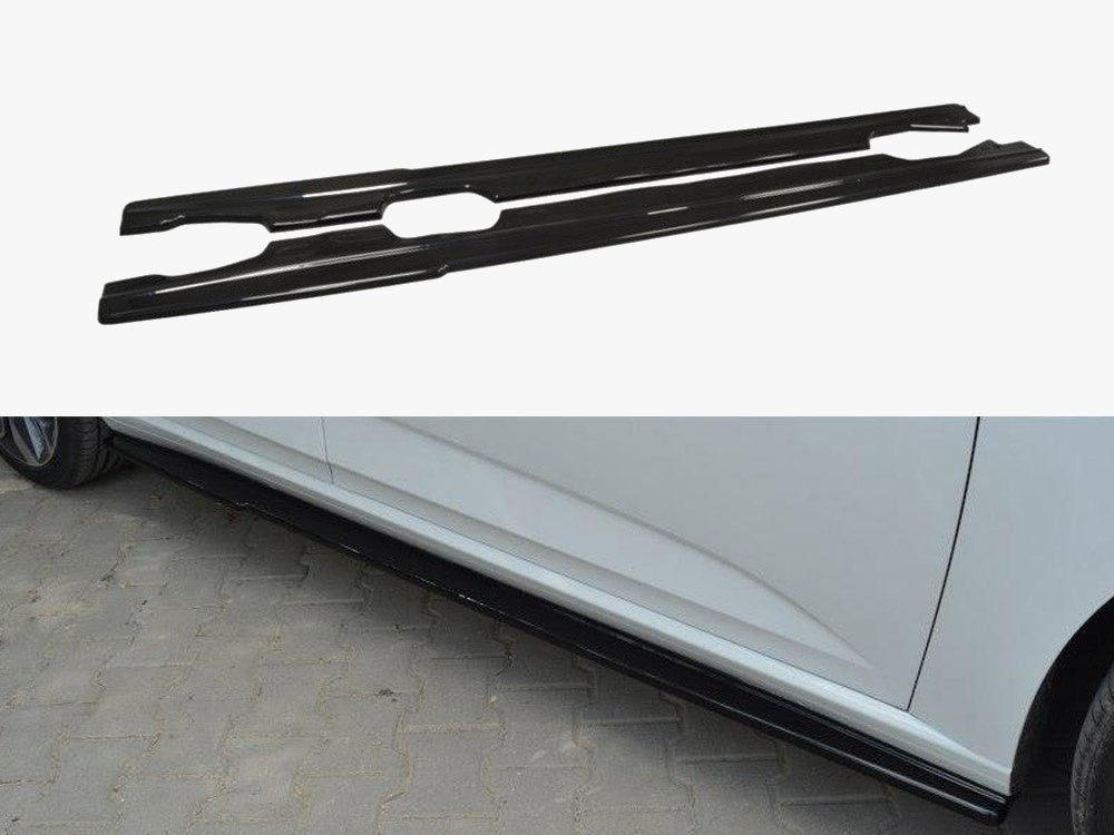 Maxton Design Side Skirts Diffusers Renault Megane MK4 Hatchback (2016-UP) - Carbon Look