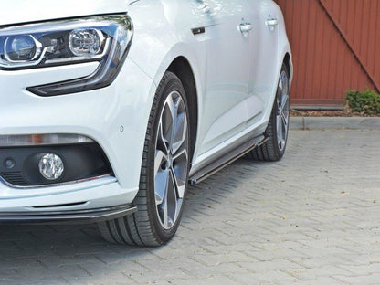 Maxton Design Side Skirts Diffusers Renault Megane MK4 Hatchback (2016-UP) - Carbon Look