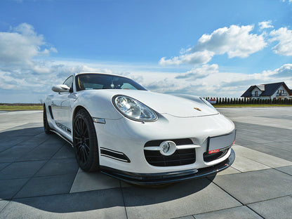 Maxton Design Front Splitter V.2 Porsche Cayman S 987C (2006-2009)
