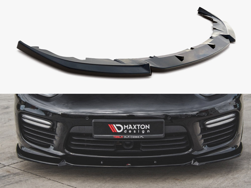 Maxton Design Front Splitter V1 Porsche Panamera Turbo 970 Facelift (2013-2016)