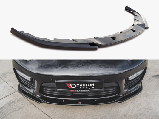 Maxton Design Front Splitter V.2 Porsche Panamera Turbo 970 Facelift (2013-2016)