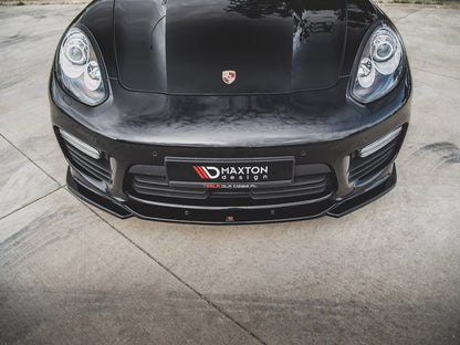 Maxton Design Front Splitter V.2 Porsche Panamera Turbo 970 Facelift (2013-2016)