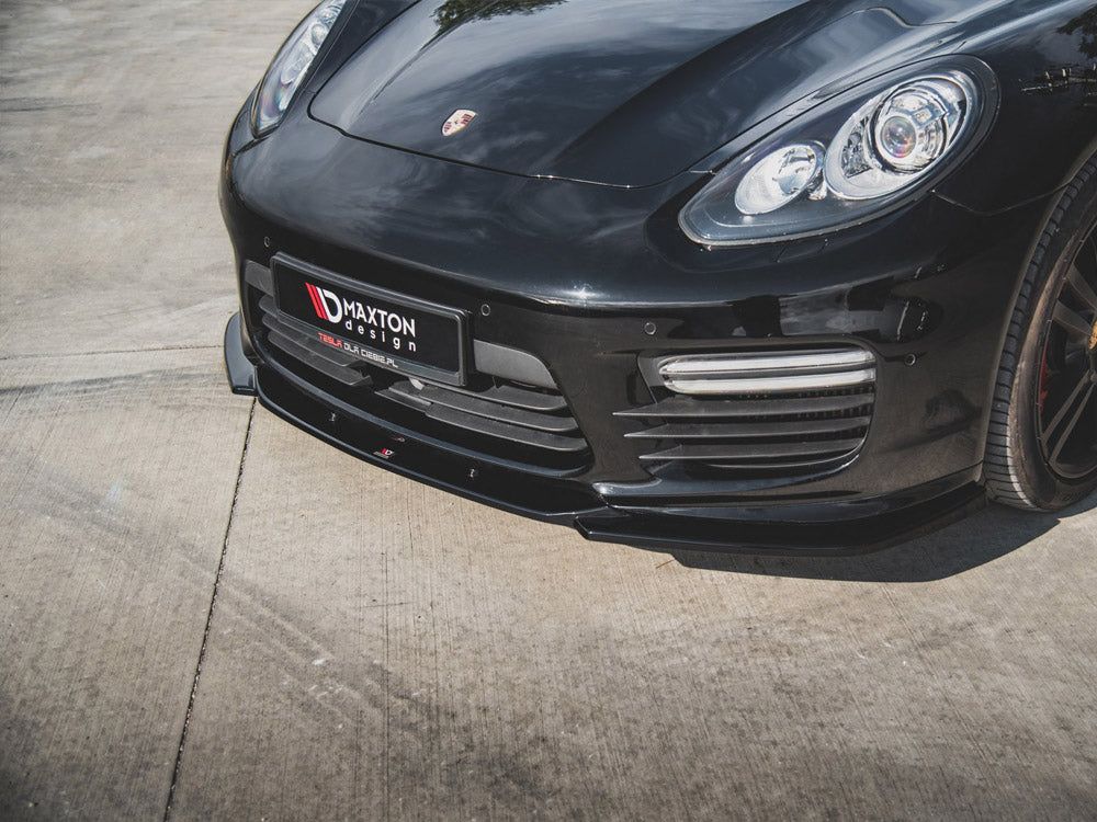 Maxton Design Front Splitter V.2 Porsche Panamera Turbo 970 Facelift (2013-2016)