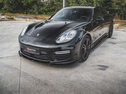 Maxton Design Front Splitter V.2 Porsche Panamera Turbo 970 Facelift (2013-2016)