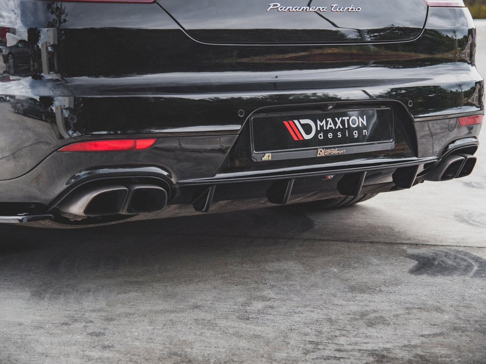 Maxton Design Rear Valance Porsche Panamera Turbo 970 Facelift (2013-2016)