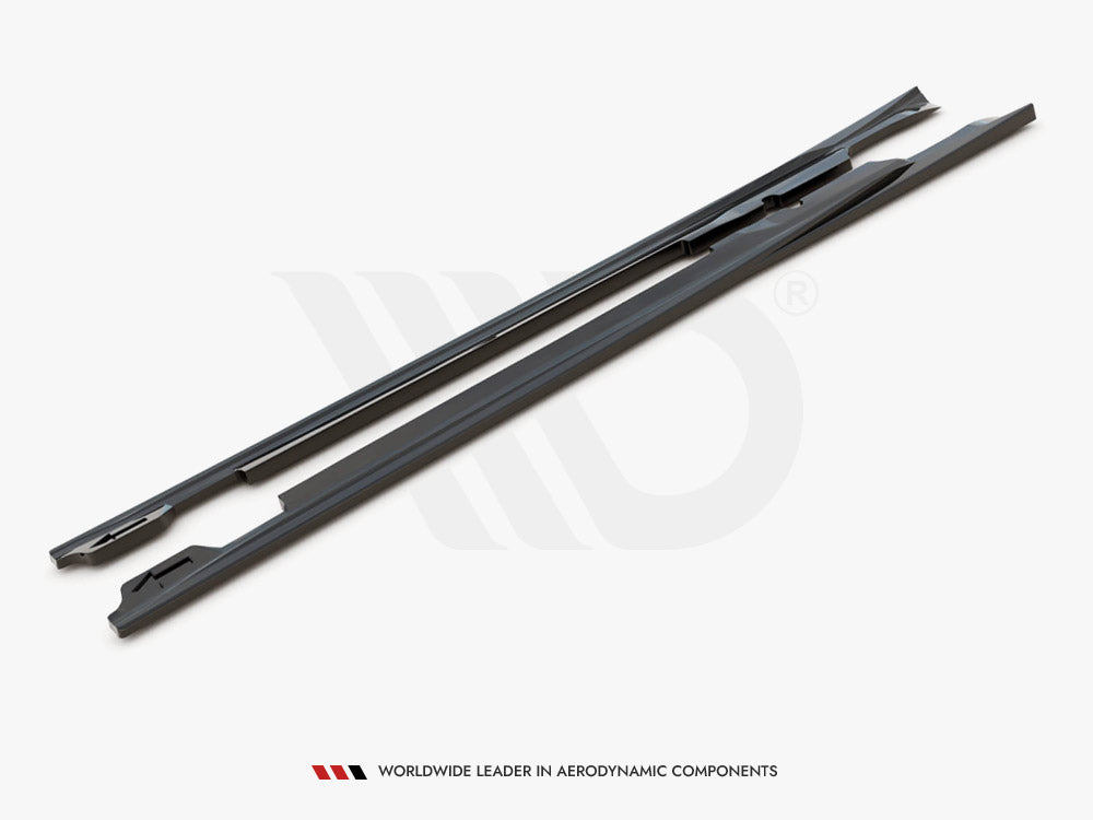 Maxton Design Side Skirts Diffusers V1 Porsche Panamera Turbo 970 Facelift (2013-2016)