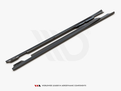Maxton Design Side Skirts Diffusers V1 Porsche Panamera Turbo 970 Facelift (2013-2016)