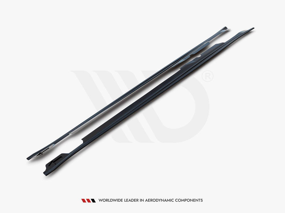 Maxton Design Side Skirts Diffusers V2 Porsche Panamera Turbo 970 Facelift (2013-2016)