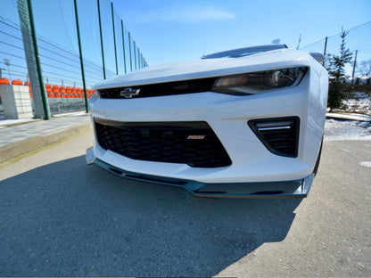 Maxton Design Front Splitter V.1 Chevrolet Camaro 6TH-GEN. Phase-i 2SS Coupe (2016-18) - Textured