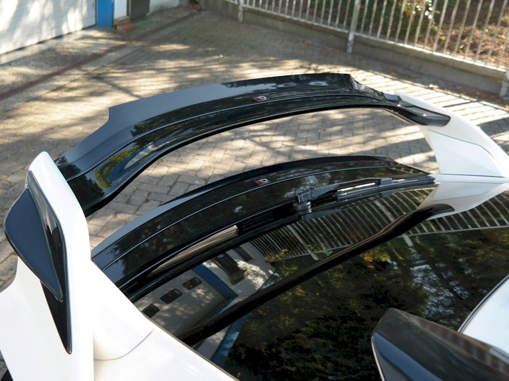 Maxton Design Bottom Spoiler CAP V.3 Honda Civic Type-R Mk10 - Textured