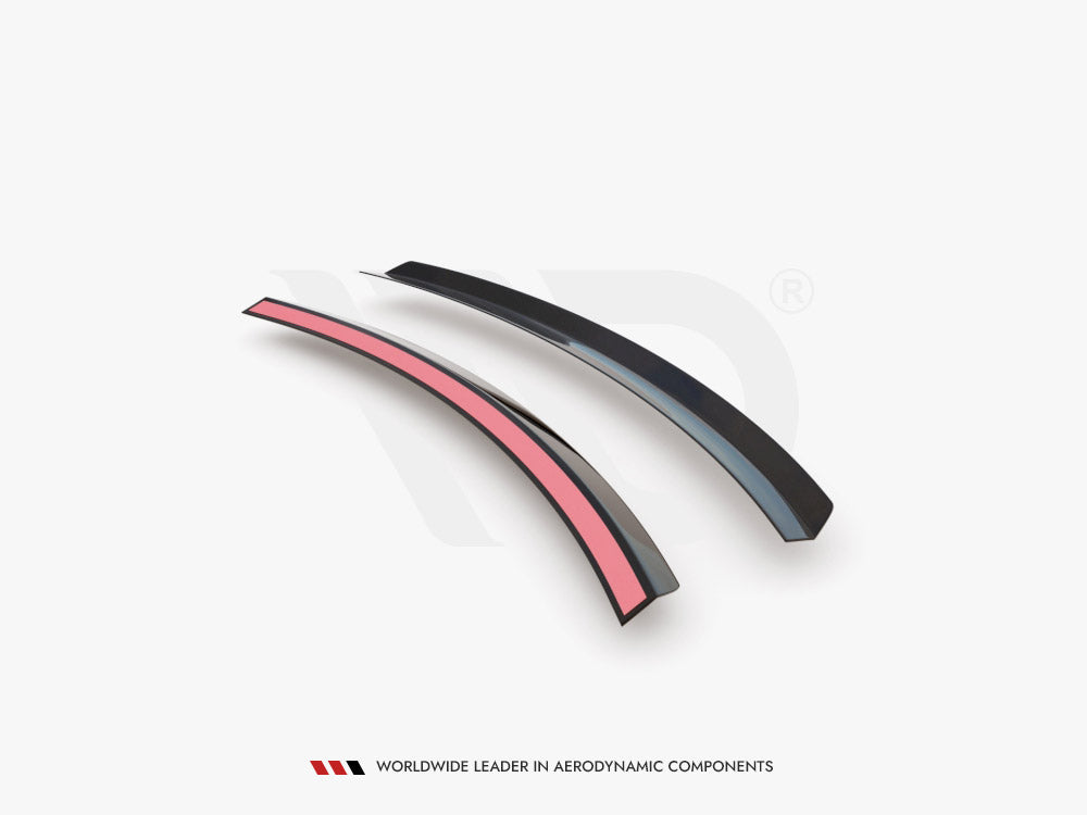 Maxton Design Bottom Spoiler CAP V.3 Honda Civic Type-R Mk10 - Textured