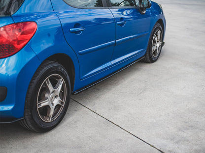 Maxton Design Side Skirts Diffusers Peugeot 207 Sport (2006-2009)