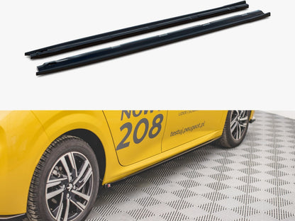 Maxton Design Side Skirt Diffusers Peugeot 208 Mk2
