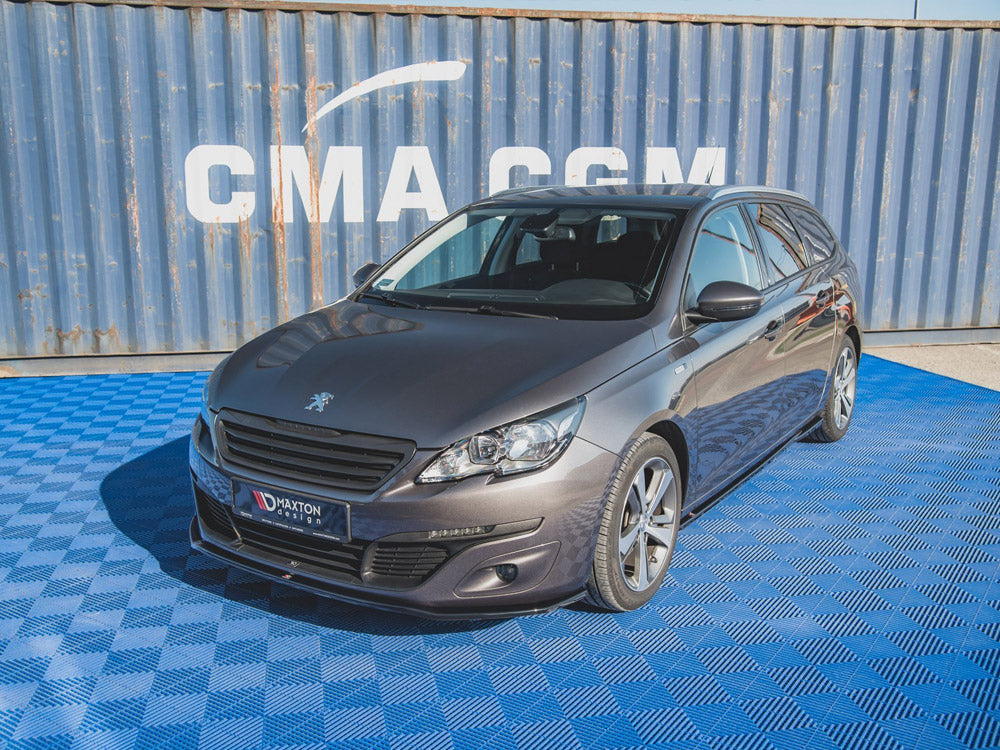 Maxton Design Front Splitter V.1 Peugeot 308 Mk2