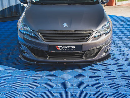 Maxton Design Front Splitter V.2 Peugeot 308 Mk2 Facelift