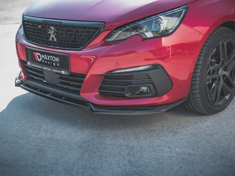 Maxton Design Front Splitter V.1 Peugeot 308 GT Mk2 Facelift