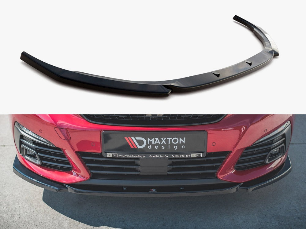 Maxton Design Front Splitter V.2 Peugeot 308 GT Mk2 Facelift