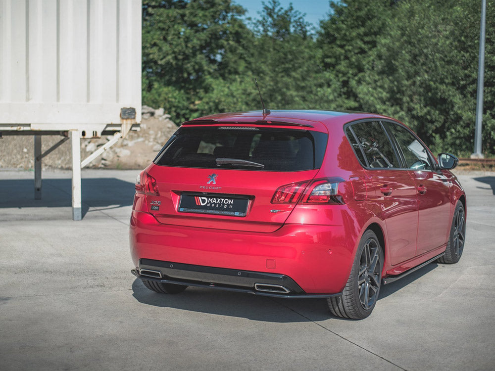 Maxton Design Central Rear Splitter Peugeot 308 GT Mk2 Facelift