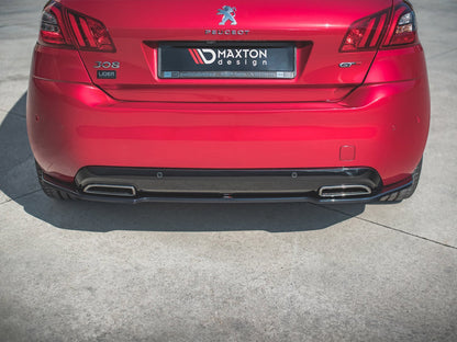 Maxton Design Central Rear Splitter Peugeot 308 GT Mk2 Facelift