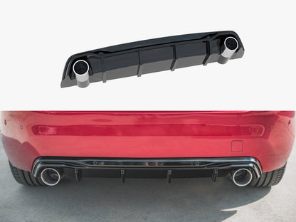 Maxton Design Rear Valance + Exhaust Ends Imitation Peugeot 308 GT Mk2 Facelift