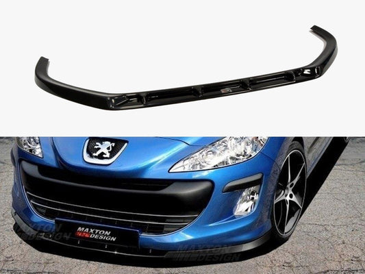 Maxton Design Front Splitter Peugeot 308 Preface Model - Carbon Look