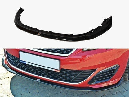Maxton Design Front Splitter V.1 Peugeot 308 II GTI